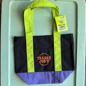 Trader Joe’s trick or treat canvas tote bag